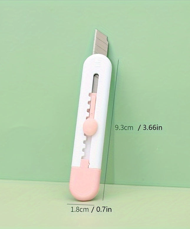 4pcs Mini Utility Knife - Compact, Durable, and Ideal for Crafting and DIY Projects