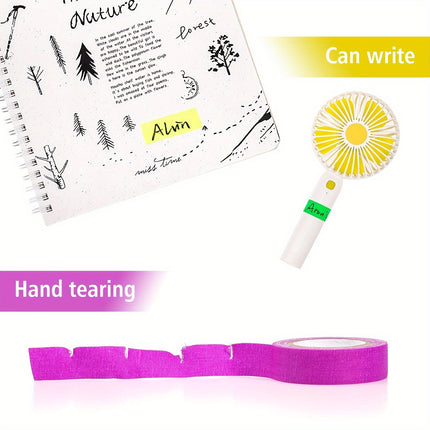 6 Rolls Neon Gaffer Cloth Tape | Fluorescent UV Blacklight Reactive Tape for Party Decor, Dance Floors & Events | 15mm x 5m (0.6" x 16.5') Glow Tape