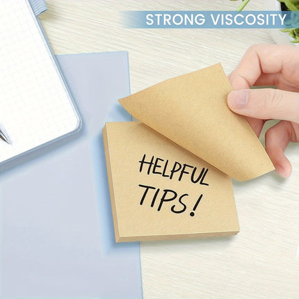 640 Sheets Sticky Notes - 8 Pads Super Sticky 3x3 Inch Self-Stick Memo Pads for Office, School & Home Use