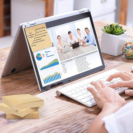 640 Sheets Sticky Notes - 8 Pads Super Sticky 3x3 Inch Self-Stick Memo Pads for Office, School & Home Use