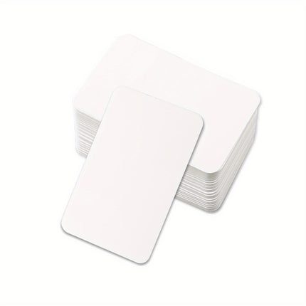 100 Pcs Blank Kraft Cards - Multicolor Mini Memo Notes for To-Do Lists & Doodling | Portable Message Paper Cardstock