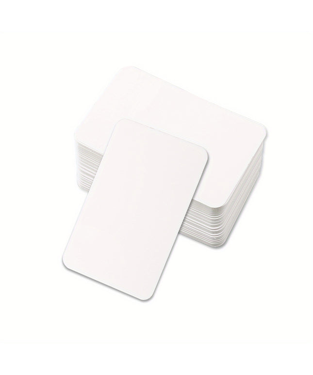 100 Pcs Blank Kraft Cards - Multicolor Mini Memo Notes for To-Do Lists & Doodling | Portable Message Paper Cardstock