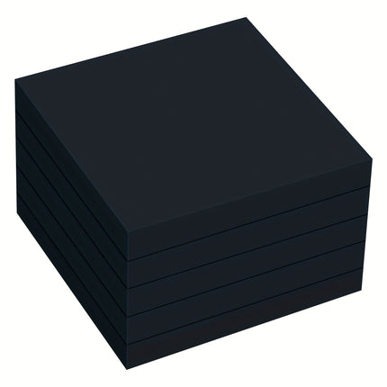 250 Sheets Sticky Notes Self-Stick Notes Black for Office Home Supplies 5 Pads, 50 Sheets/Pad