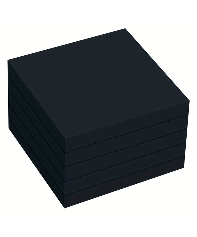 250 Sheets Sticky Notes Self-Stick Notes Black for Office Home Supplies 5 Pads, 50 Sheets/Pad