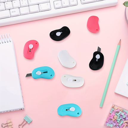 48Pcs Cute Mini Box Cutter Utility Knife Retractable Portable Utility Pocket Knife Opener Letter Openers for Back to School Supplies Students Office School Class Stationery DIY Crafts