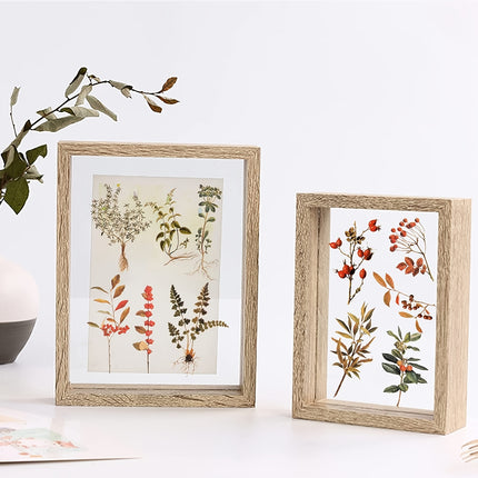 240 Pcs Waterproof Flower Stickers - PET Transparent Floral Mushroom Butterfly Fern Scrapbook Stickers for Journaling, Planners & DIY Crafts