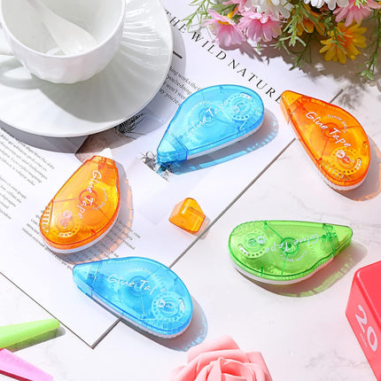 30-Pack Double Sided Tape Roller Set | Permanent Adhesive Dispenser for Scrapbooking, Photo Albums & Paper Crafts | 0.3 inch x 315 inch (8mm x 800cm) Craft Tape