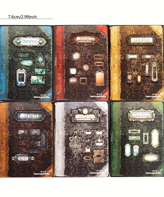 120pcs Vintage Scrapbook Stickers with Antique Labels for Scrapbooking, DIY Crafts, Journaling & Junk Journal | Retro Craft Supplies