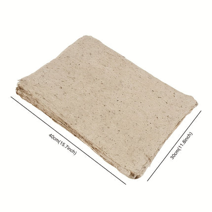 50 Sheets Handmade Mulberry Paper for Painting, Scrapbooking, Decoupage - Acid-Free Craft Paper Sheets 15.7x11.8 inch (40x30 cm)