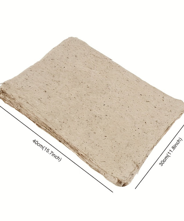 50 Sheets Handmade Mulberry Paper for Painting, Scrapbooking, Decoupage - Acid-Free Craft Paper Sheets 15.7x11.8 inch (40x30 cm)