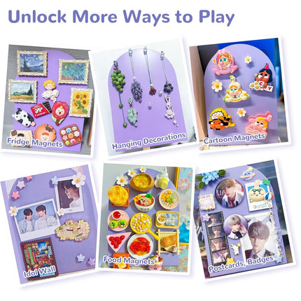 3pcs Magnetic Memo Board with Stand, 8x11 Inch Metal Bulletin Board with Magnetic Pen Holder & Flower Pins for Home Office Desk