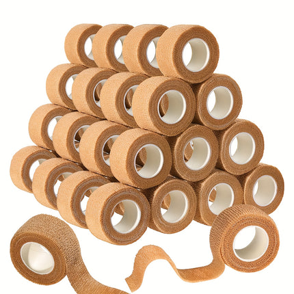 48pcs Self Adhesive Bandage Wrap - Breathable Cohesive Tape for Tattoo Grips & Sports Injury Support