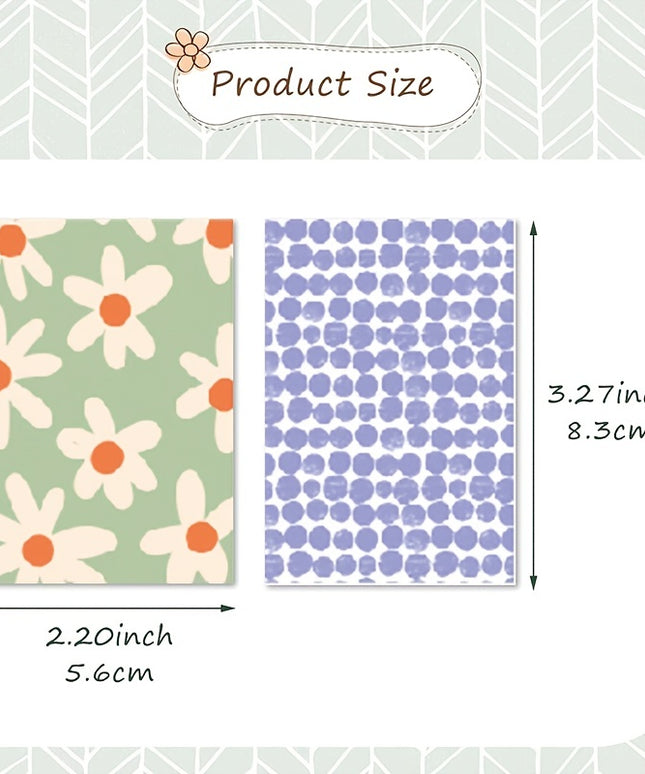 500 Sheets Vintage Scrapbook Paper Supplies Aesthetic Paper Decorative Sheet of Paper  Scrap Book Material for DIY Scrapbooks Journal Photo Album Crafts(3.35 x 2.17 In)