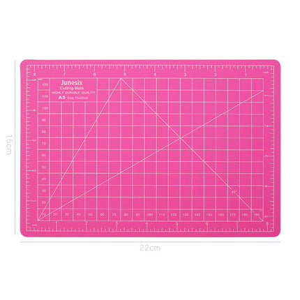1pc A5 Self Healing Cutting Mat Rotary Cutter for Craft Fabric Quilting Sewing Scrapbooking Project