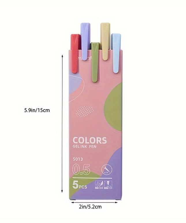 30pcs 0.5mm Colored Ink Gel Pens Set Morandi Macaron Color