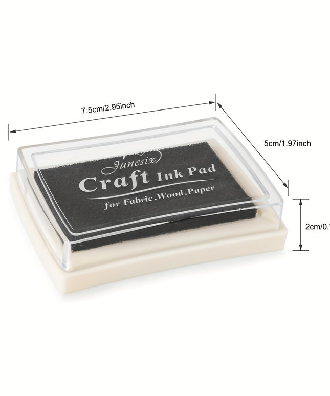 15-Color Washable Ink Pads for Kids | Non-Toxic Stamp Pads for Finger Painting & Art Crafts