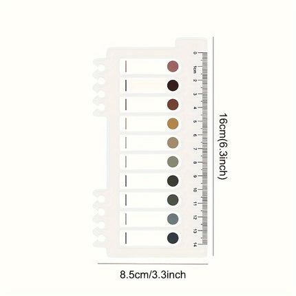 1200 Sheets PET Sticky Index Tabs - 60 Colors Morandi Page Markers, Writable & Removable Book Flags for Books, Files, Office Supplies