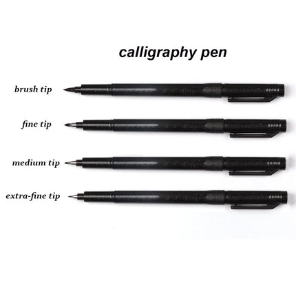 4pcs Metallic Brush Tip Marker Pens Set - Fast-Drying Gel Ink, No Smudge Calligraphy Pens for Art & Craft