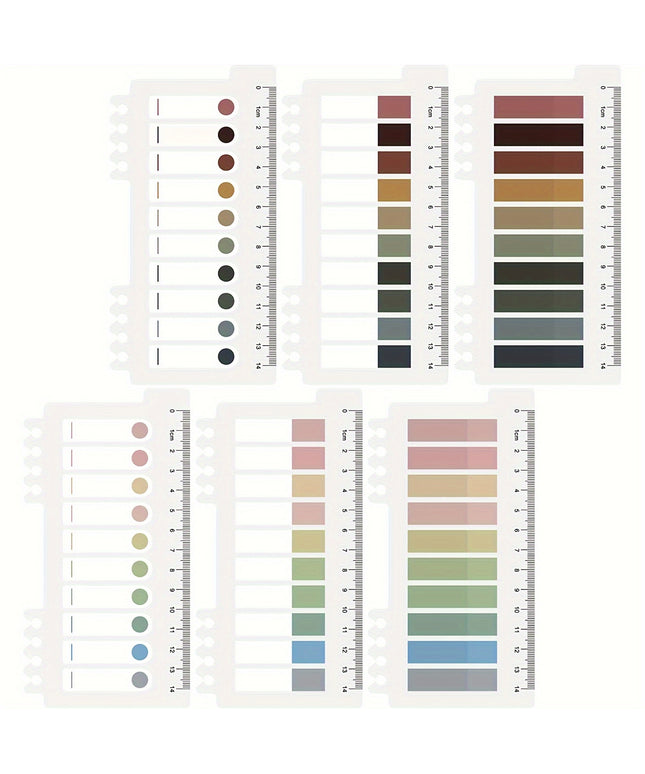 1200 Sheets PET Sticky Index Tabs - 60 Colors Morandi Page Markers, Writable & Removable Book Flags for Books, Files, Office Supplies