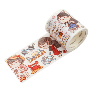 25mm Cute Cartoon Washi Tape Decorative Masking Tape for Scrapbooking –  MOHAMM